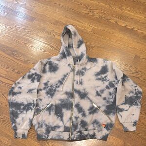 Aviator Nation tie dye zip hoodie - sz M